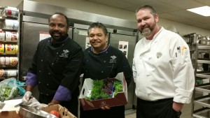 The chefs at Hard Rock are L-R: Chef Anton, Chef Douglas, Chef Jason