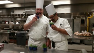 The chefs at Hyatt I-DR pictured are L-R: Chef Brian and Chef Manfred.